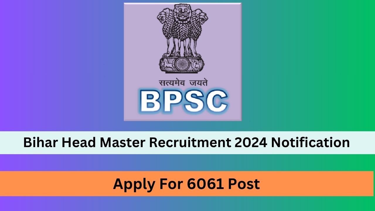 Head Master Recruitment 2024