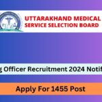 Nursing Officer Recruitment 2024